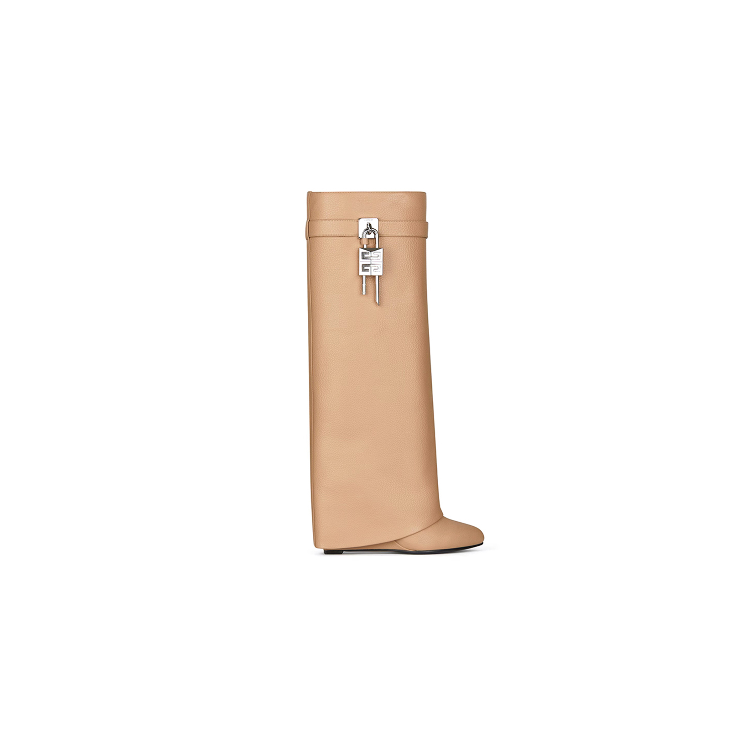 GIVENCHY SHARK LOCK BOOTS IN GRAINED LEATHER BE701KE16L-250 GIVENCHY SHARK LOCK BOOTS IN GRAINED LEATHER BE701KE16L-250